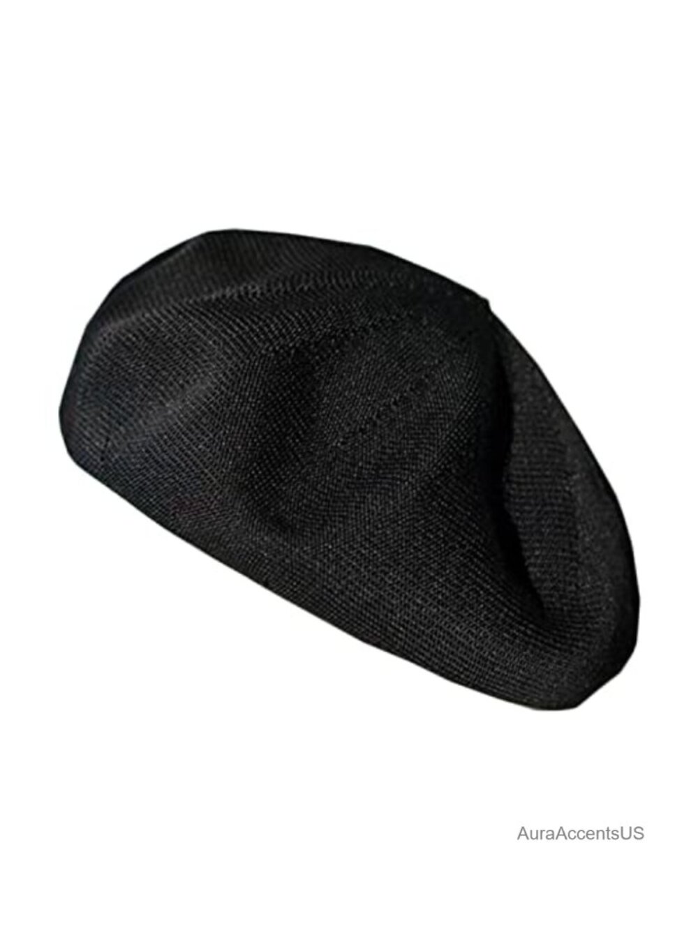 Adjustable Knit Beret Hat for Women - French Style Solid Color Beanie